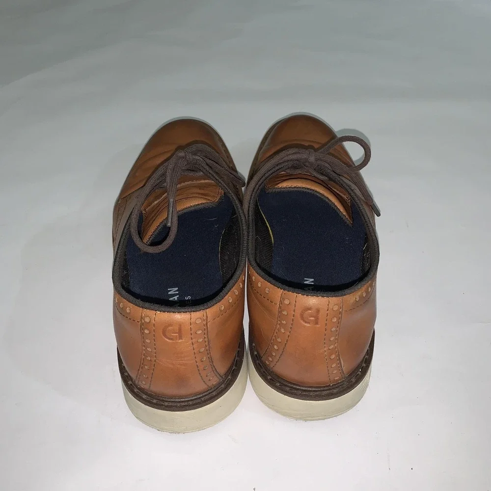 Cole Haan Grand360 Shoes Mens Size 8 Brown Leather Lace Up Oxfords C34125